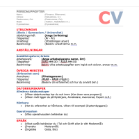 Red/Blue CV